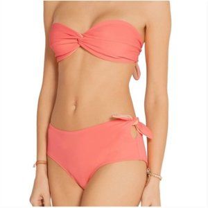 Solid & Striped The Grace Bikini Bottom Coral‎ Pink M